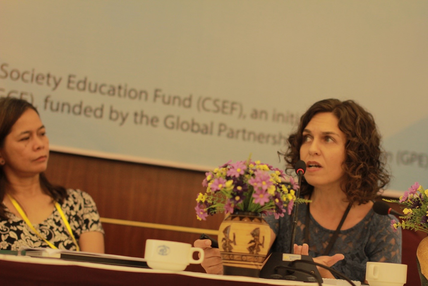 Tư nhân hóa giáo dục đang là xu thế chủ đạo trong giáo dục tại các quốc gia Châu Mỹ La Tinh – bà Laura Giannechini (điều phối dực án CSEF vùng Mỹ La Tinh) nhận định