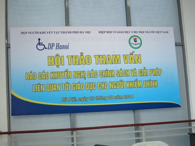 Hội thảo tham vấn báo cáo khuyến nghị các chính sách và giải pháp liên quan tới giáo dục cho người khiếm thính