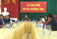Khảo sát tại xã Ẳng Nưa, huyện Mường Ảnh, tỉnh Điện Biên